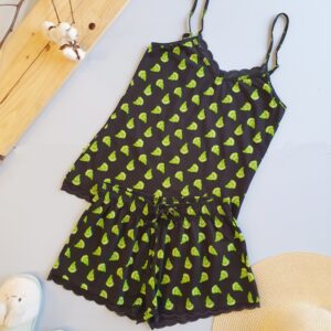 ست تاپ شورتک دانتل 138 0001908