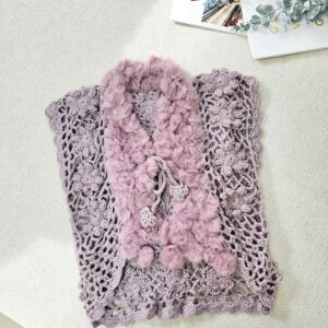 جلیقه قلاب بافی نیان